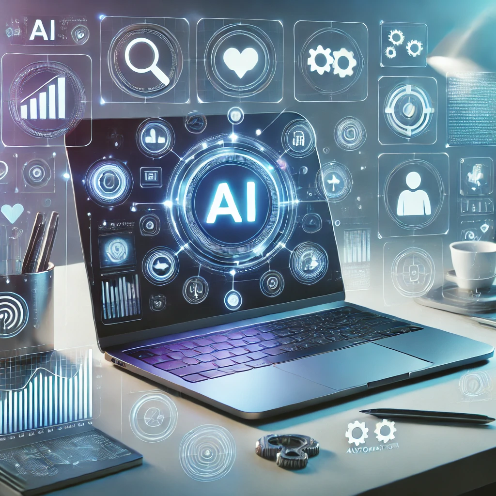 Best AI Tools for Affiliate Marketing illustrated with tech interface