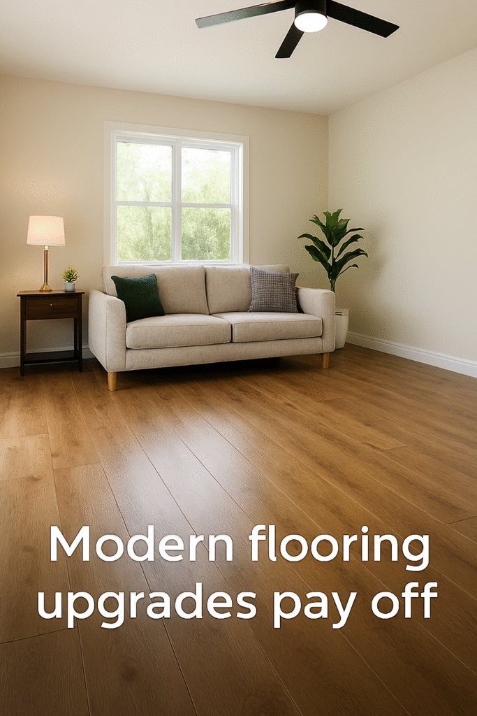 Modern flooring renovation