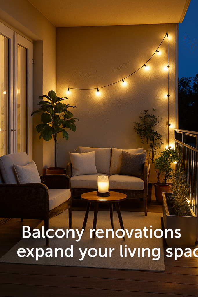 Balcony renovation design