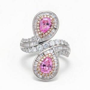 Toi et Moi Pink Diamond Ring - Eternal Blush™ Luxury Jewelry