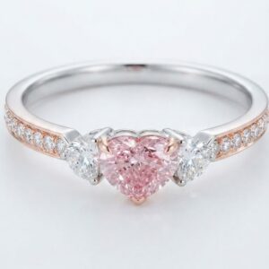 Amore Heart™ Pink White Diamond Ring